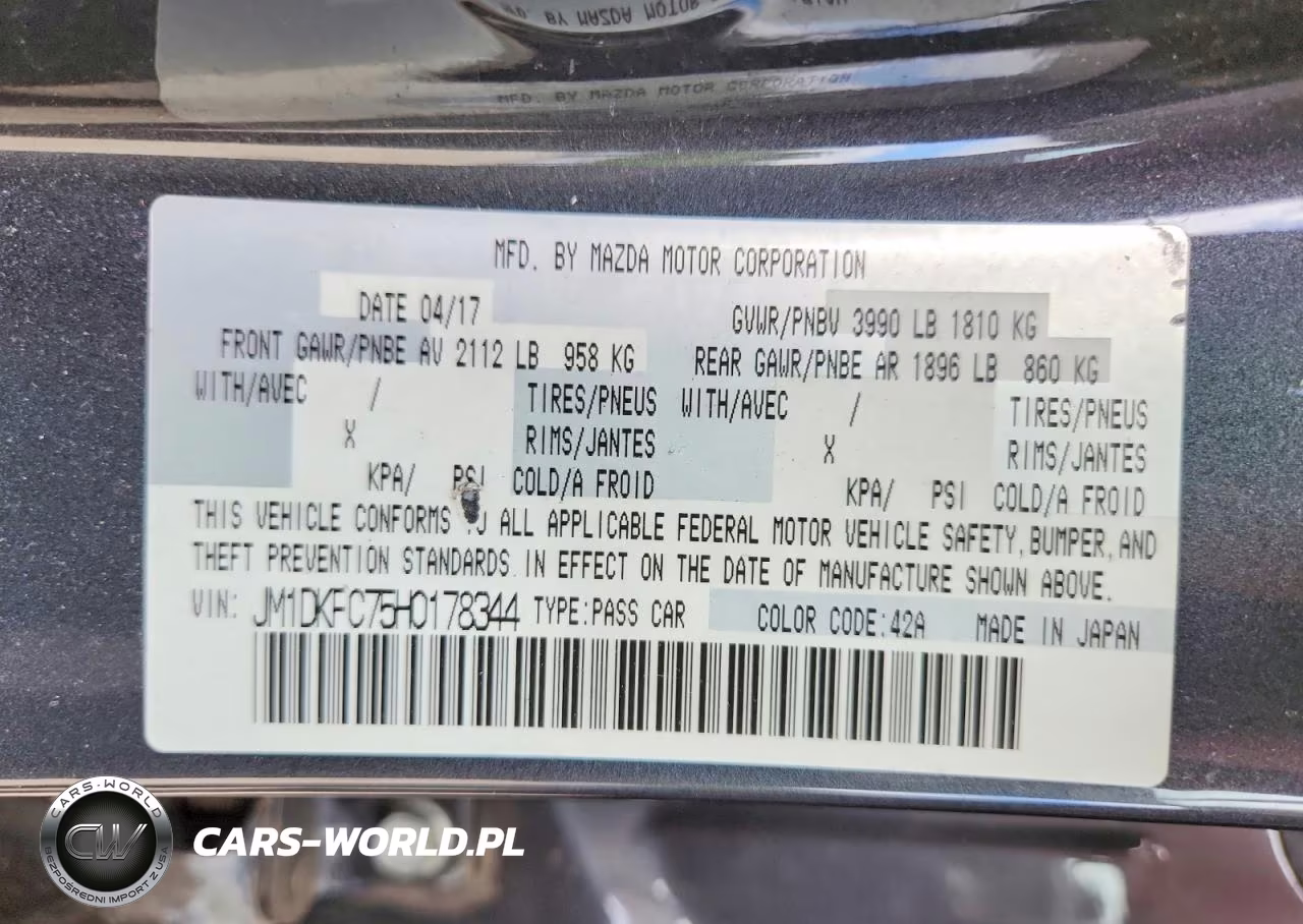 2017 Mazda Cx-3 Touring VIN:JM1DKFC75H0178344 - 12