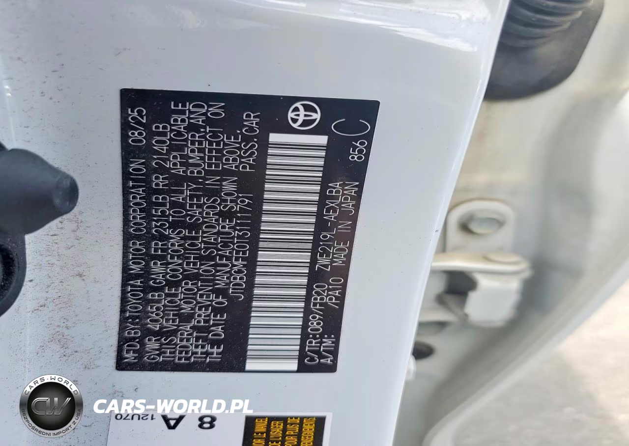 2026 Toyota Corolla Hybrid Le VIN:JTDBCMFE0T3111791 - 12