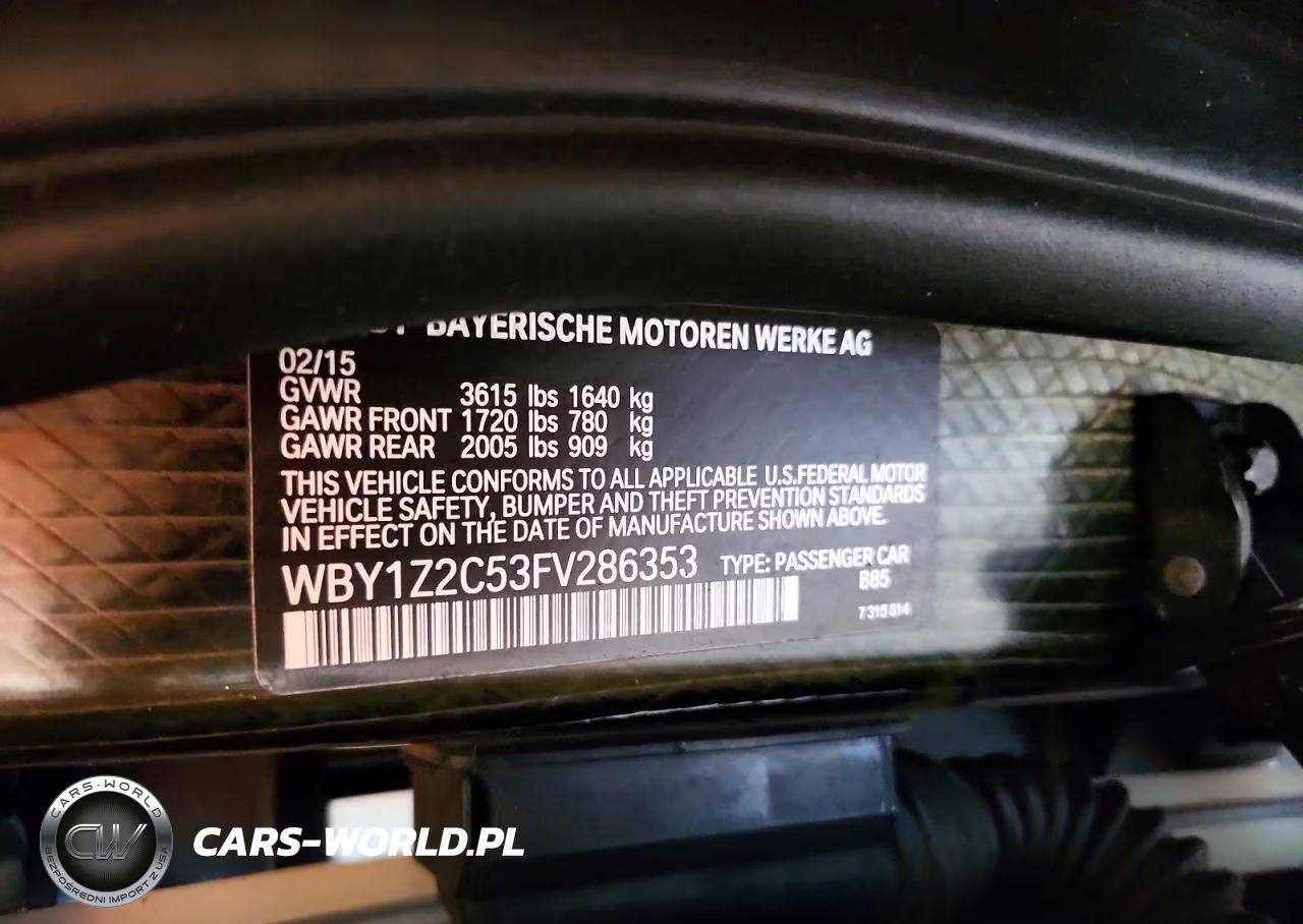 2015 BMW I3 Bev VIN:WBY1Z2C53FV286353 - 12