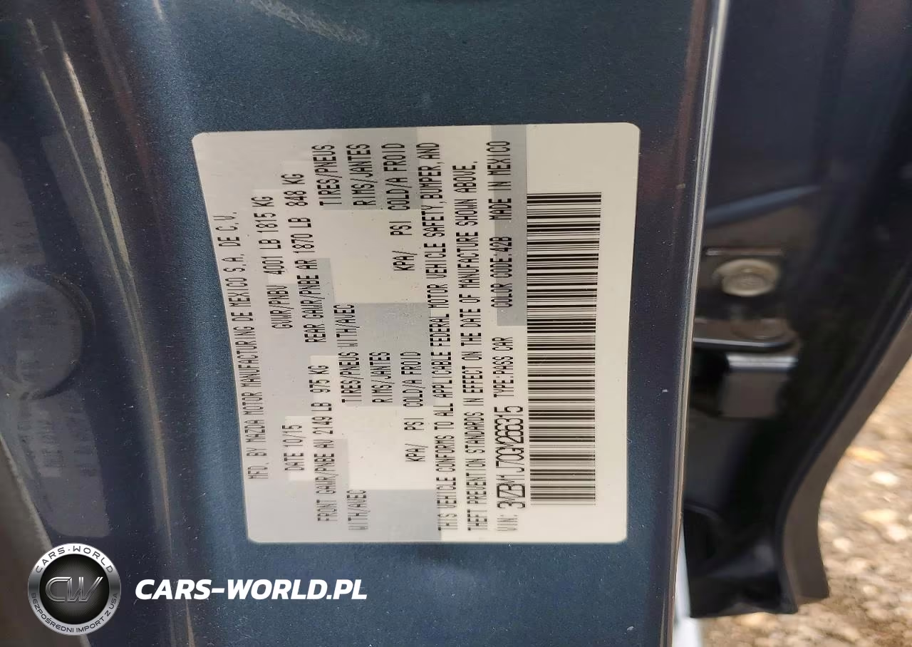 2016 Mazda 3 Sport VIN:3MZBM1J70GM266315 - 12