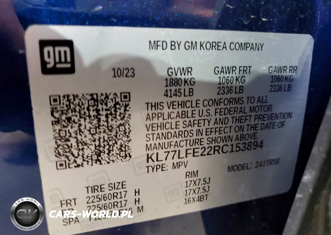 2024 Chevrolet Trax Ls VIN:KL77LFE22RC153894 - 13
