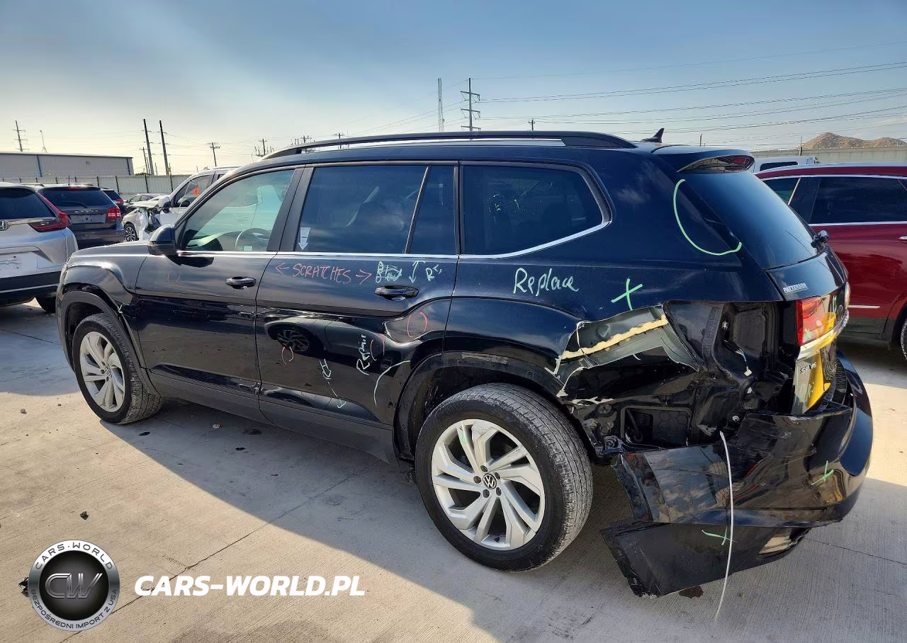 2021 Volkswagen Atlas Se VIN:1V2HR2CA1MC548343 - 2