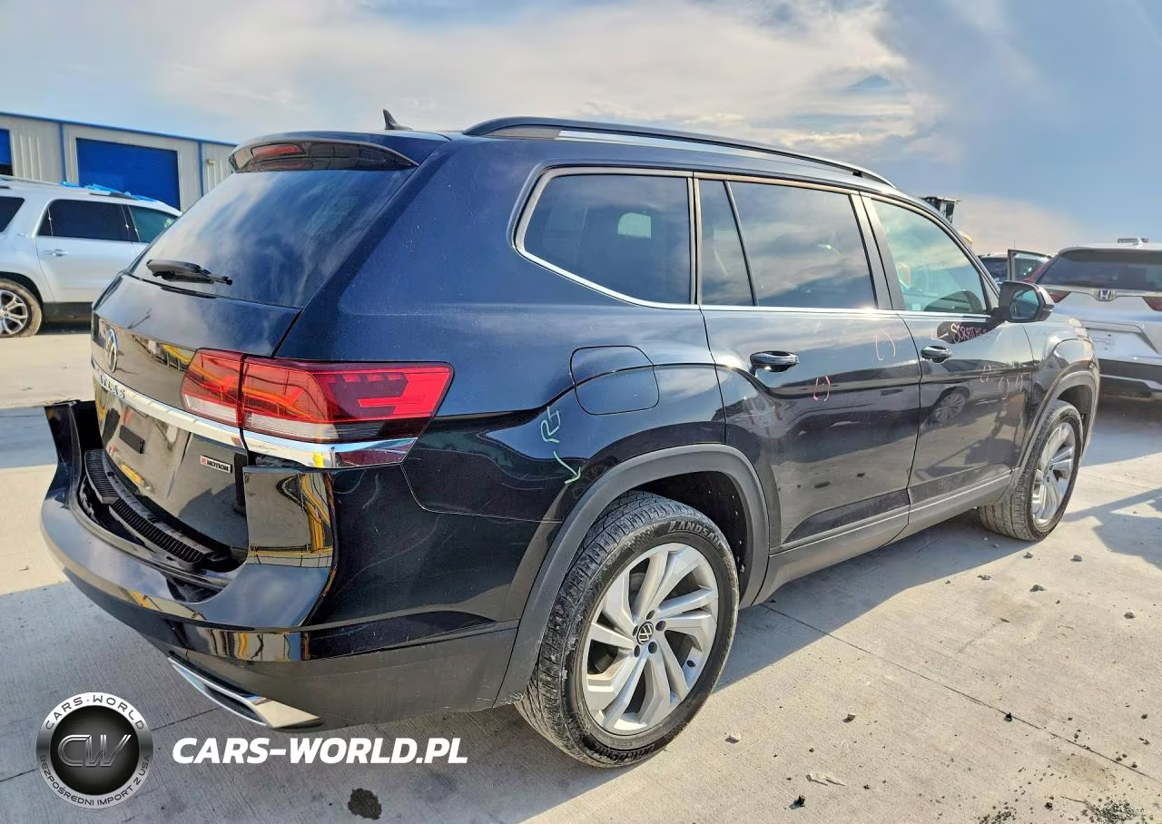 2021 Volkswagen Atlas Se VIN:1V2HR2CA1MC548343 - 3
