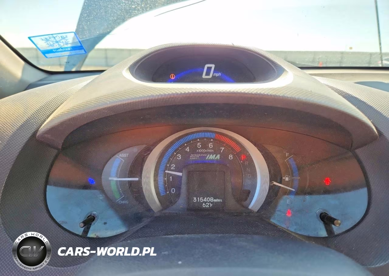 2010 Honda Insight Ex VIN:JHMZE2H7XAS031976 - 9