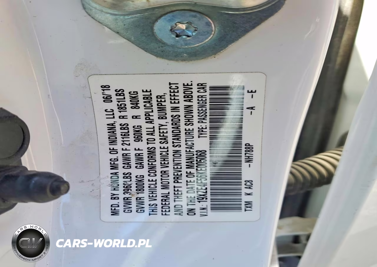 2019 Honda Insight Ex VIN:19XZE4F56KE005068 - 12