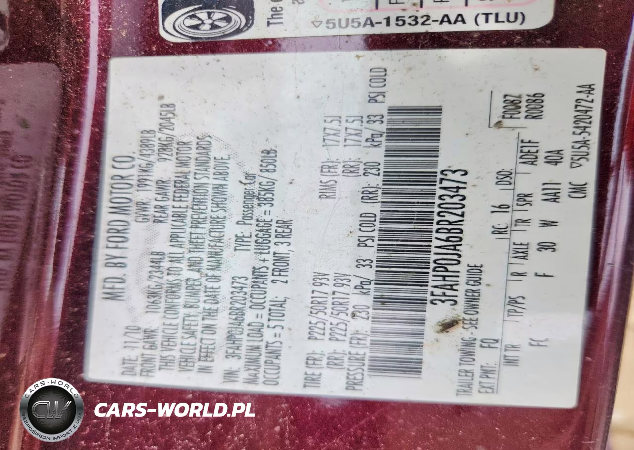 2011 Ford Fusion Sel VIN:3FAHP0JA6BR203473 - 13