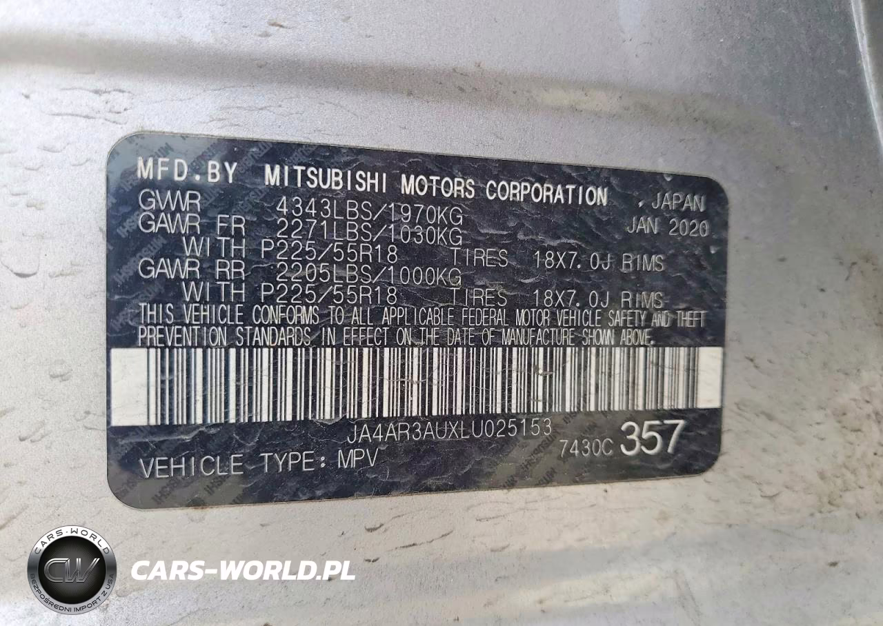 2020 Mitsubishi Outlander Sport Es VIN:JA4AR3AUXLU025153 - 14