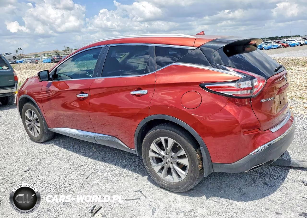 2015 Nissan Murano Sl VIN:5N1AZ2MG5FN254954 - 2