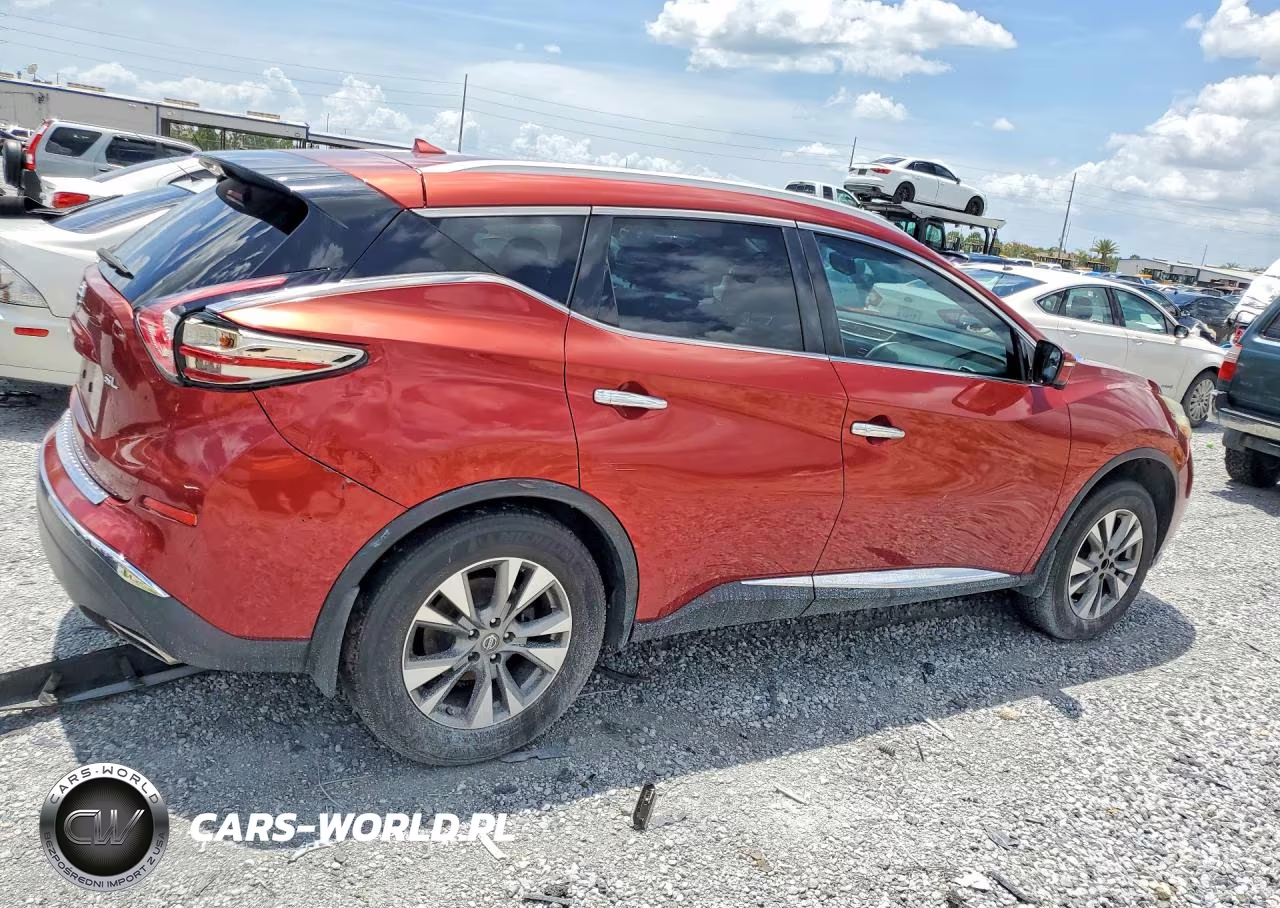 2015 Nissan Murano Sl VIN:5N1AZ2MG5FN254954 - 3