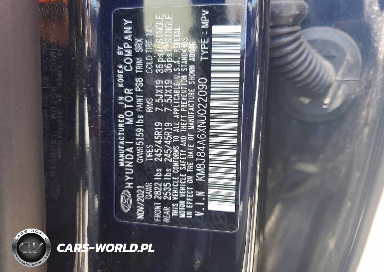 2022 Hyundai Nexo Limited VIN:KM8J84A6XNU022090 - 13