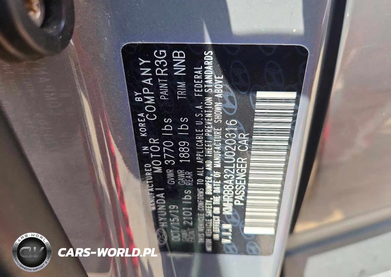 2020 Hyundai Venue Se VIN:KMHRB8A32LU020316 - 12