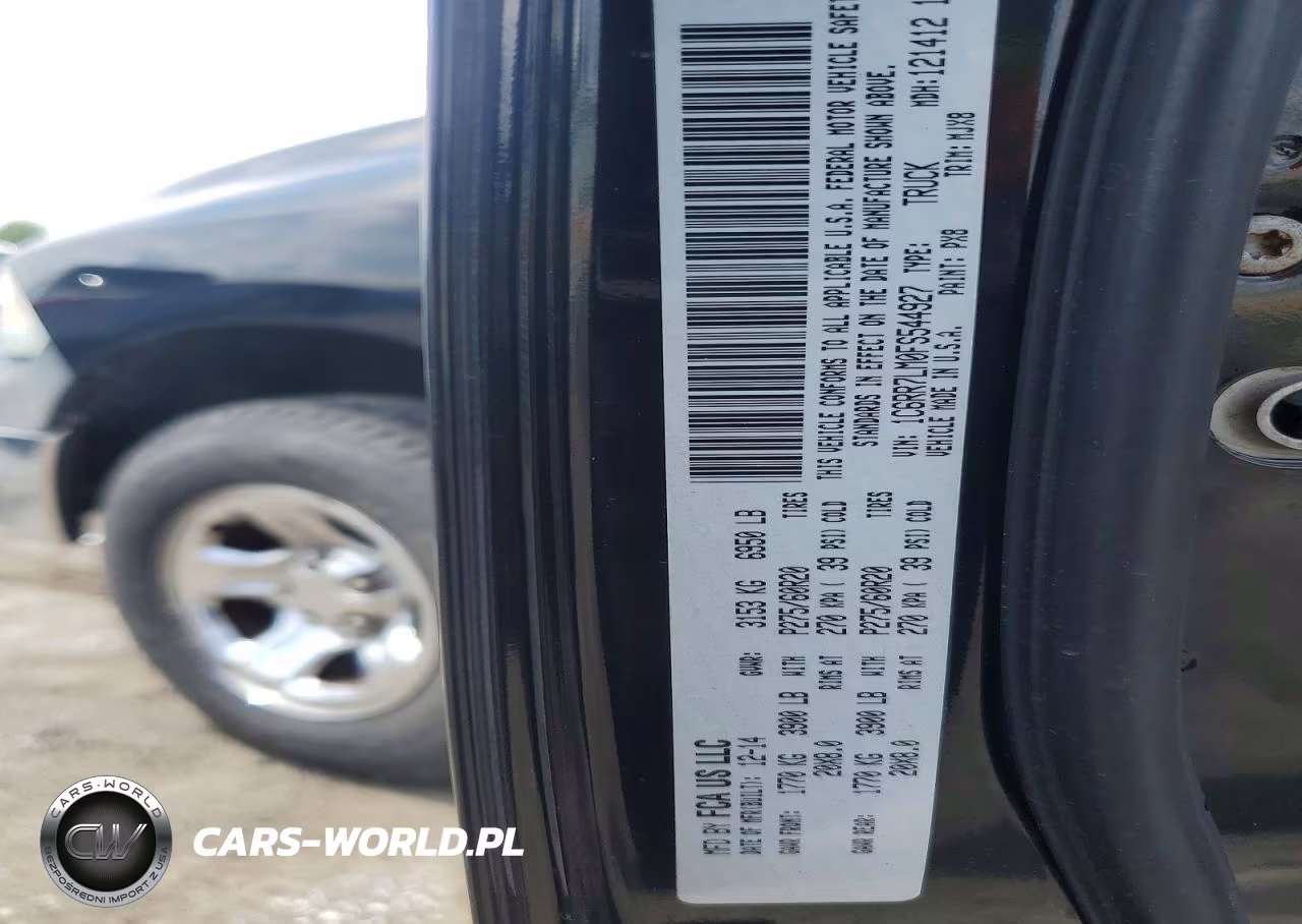 2015 Ram 1500 Slt VIN:1C6RR7LM0FS544927 - 12