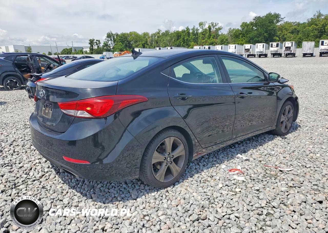2014 Hyundai Elantra Sport VIN:KMHDH4AH8EU177042 - 3