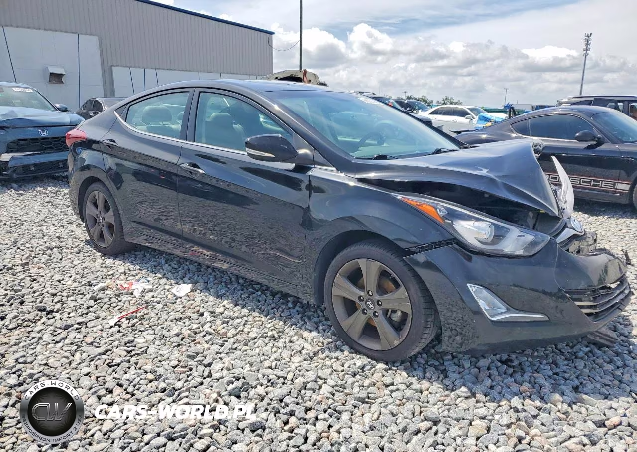 2014 Hyundai Elantra Sport VIN:KMHDH4AH8EU177042 - 4