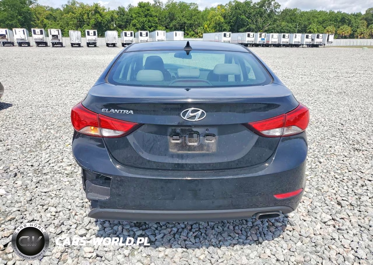 2014 Hyundai Elantra Sport VIN:KMHDH4AH8EU177042 - 6