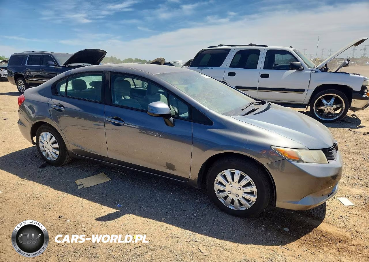 2012 Honda Civic Lx VIN:19XFB2F54CE093264 - 4