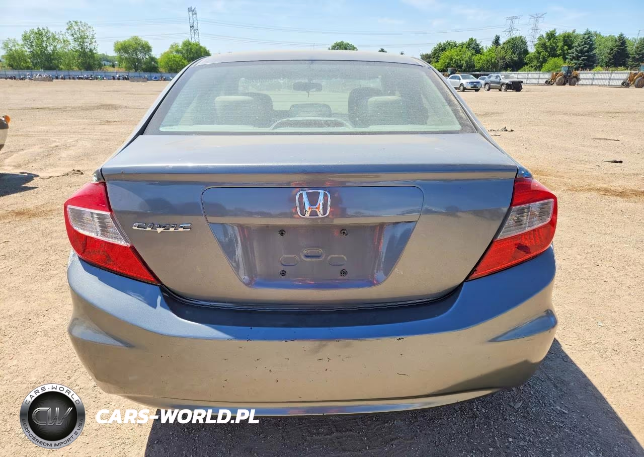 2012 Honda Civic Lx VIN:19XFB2F54CE093264 - 6