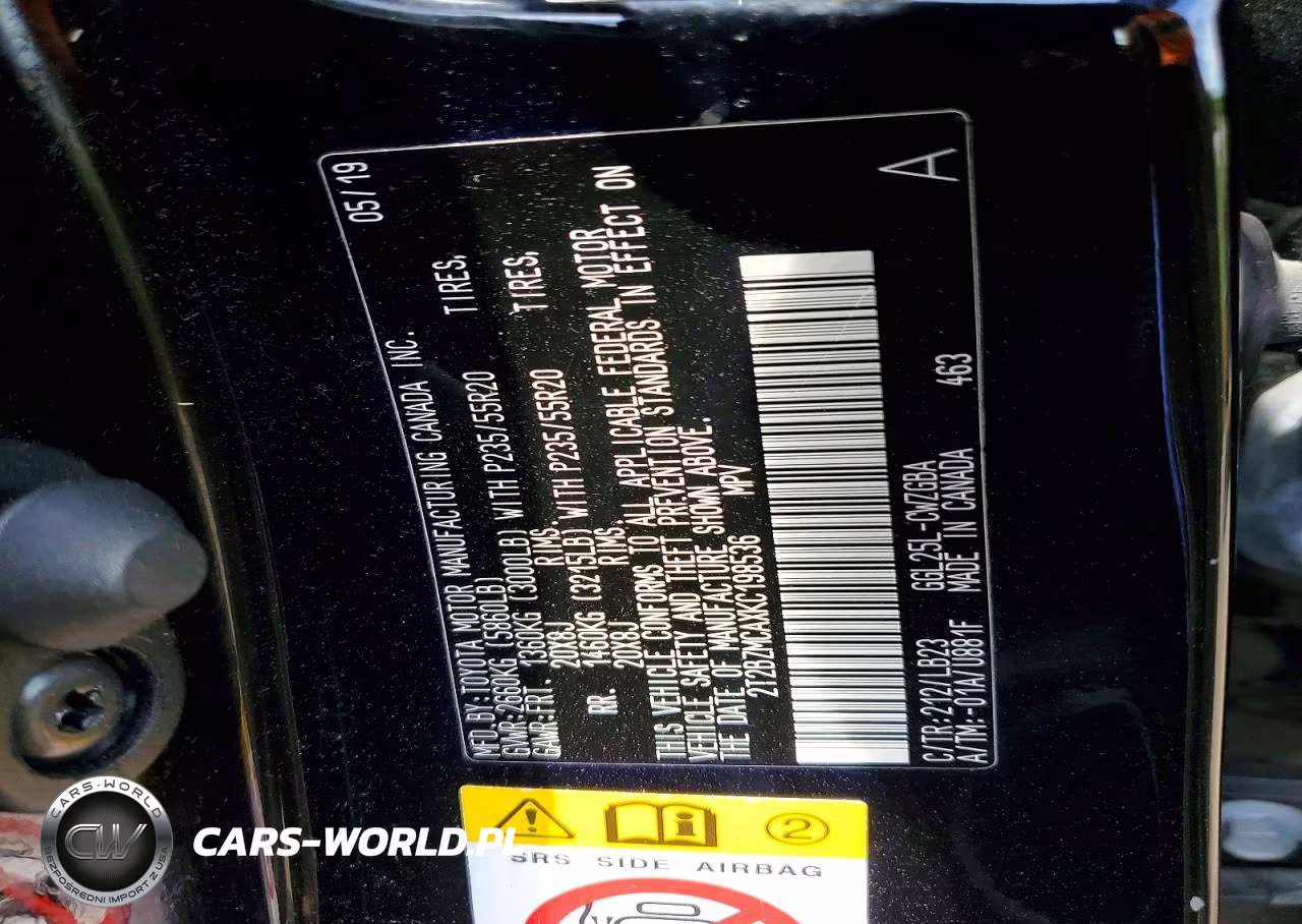 2019 Lexus Rx 350 Base VIN:2T2BZMCAXKC198536 - 13