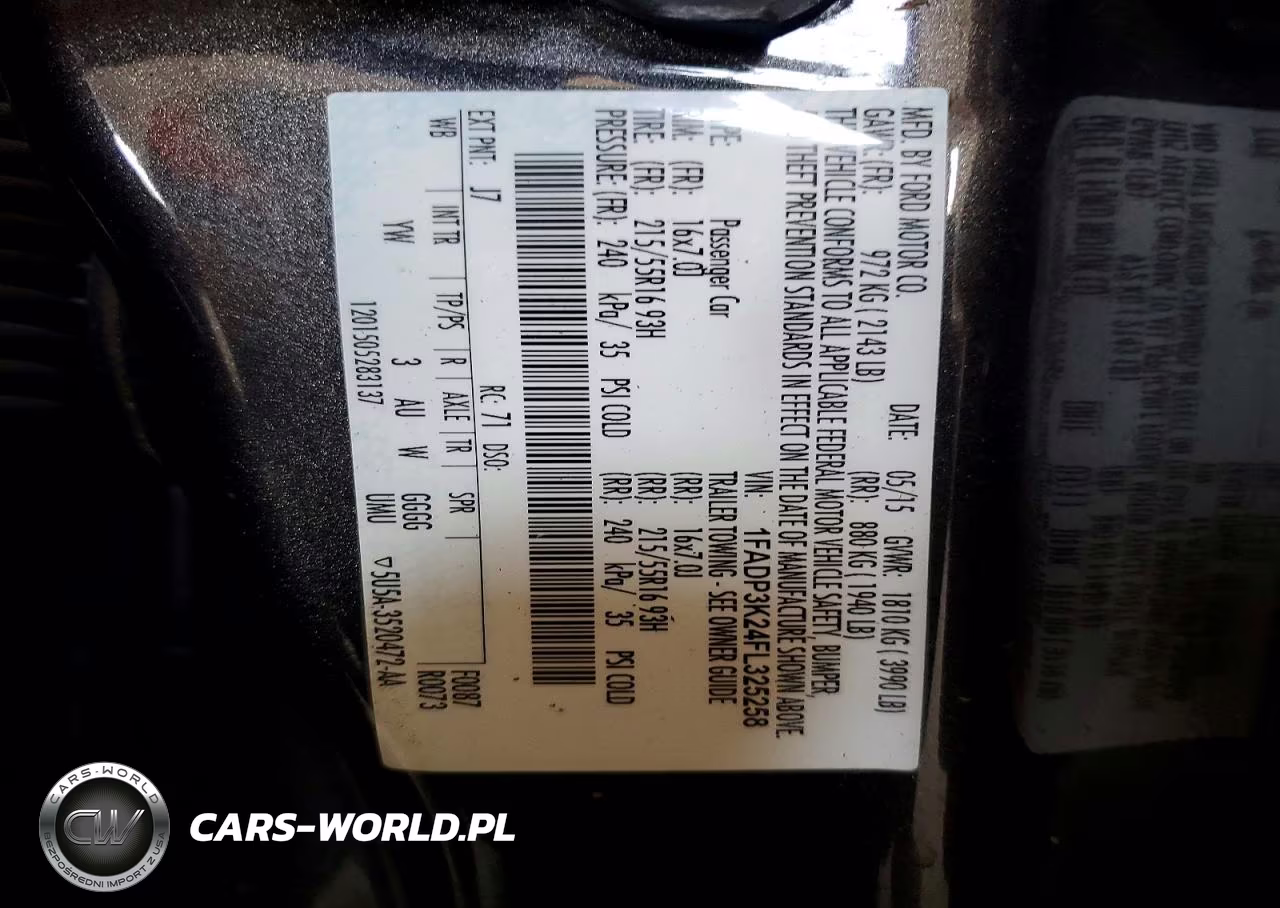 2015 Ford Focus Se VIN:1FADP3K24FL325258 - 12