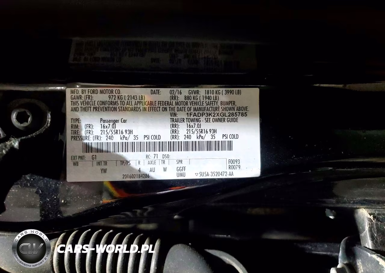 2016 Ford Focus Se VIN:1FADP3K2XGL285785 - 13