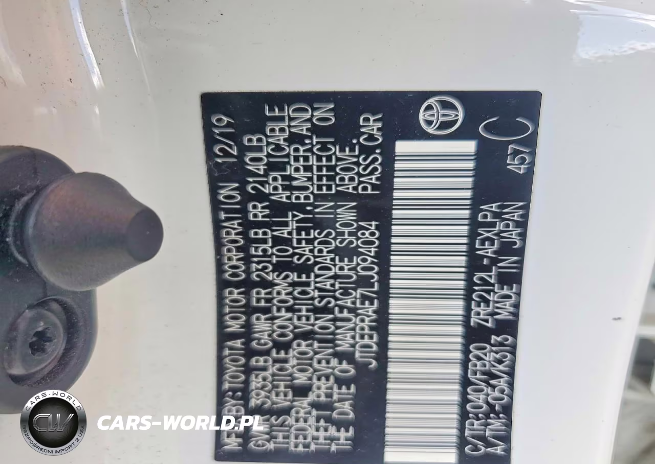 2020 Toyota Corolla Le VIN:JTDEPRAE7LJ094084 - 12