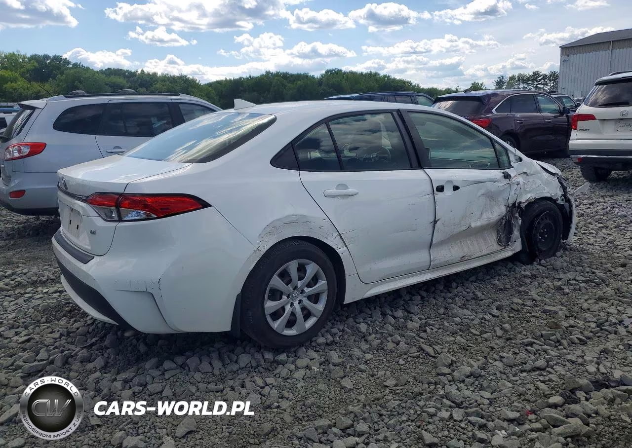 2020 Toyota Corolla Le VIN:JTDEPRAE7LJ094084 - 3