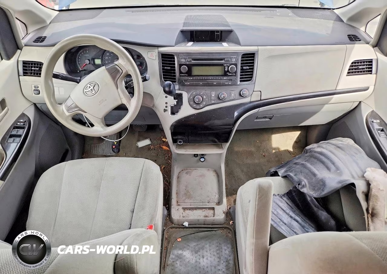 2012 Toyota Sienna Base 7-Passenger VIN:5TDZK3DC0CS200563 - 9