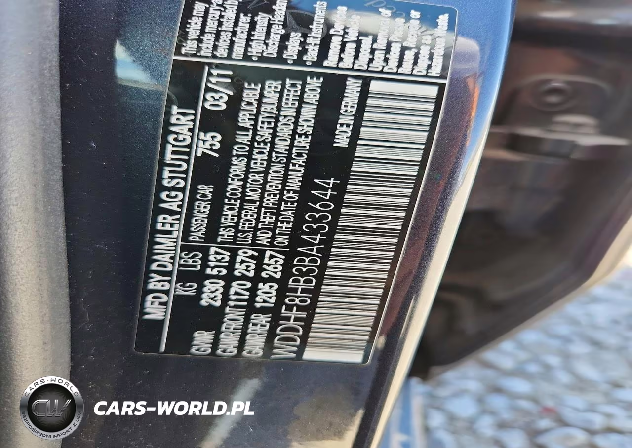 2011 Mercedes-Benz E 350 4Matic VIN:WDDHF8HB3BA433644 - 12