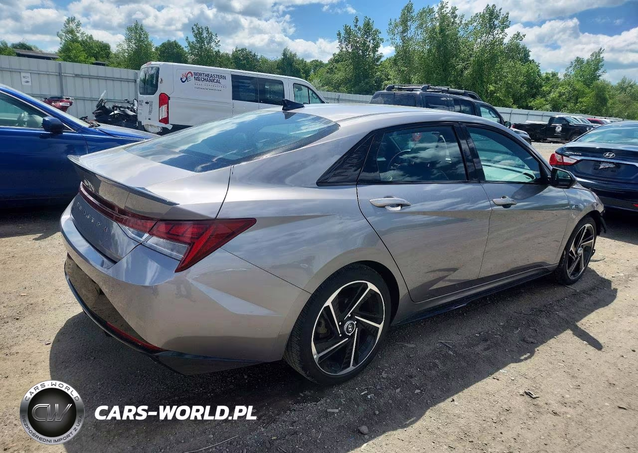 2023 Hyundai Elantra N Line VIN:KMHLR4AF1PU587210 - 3