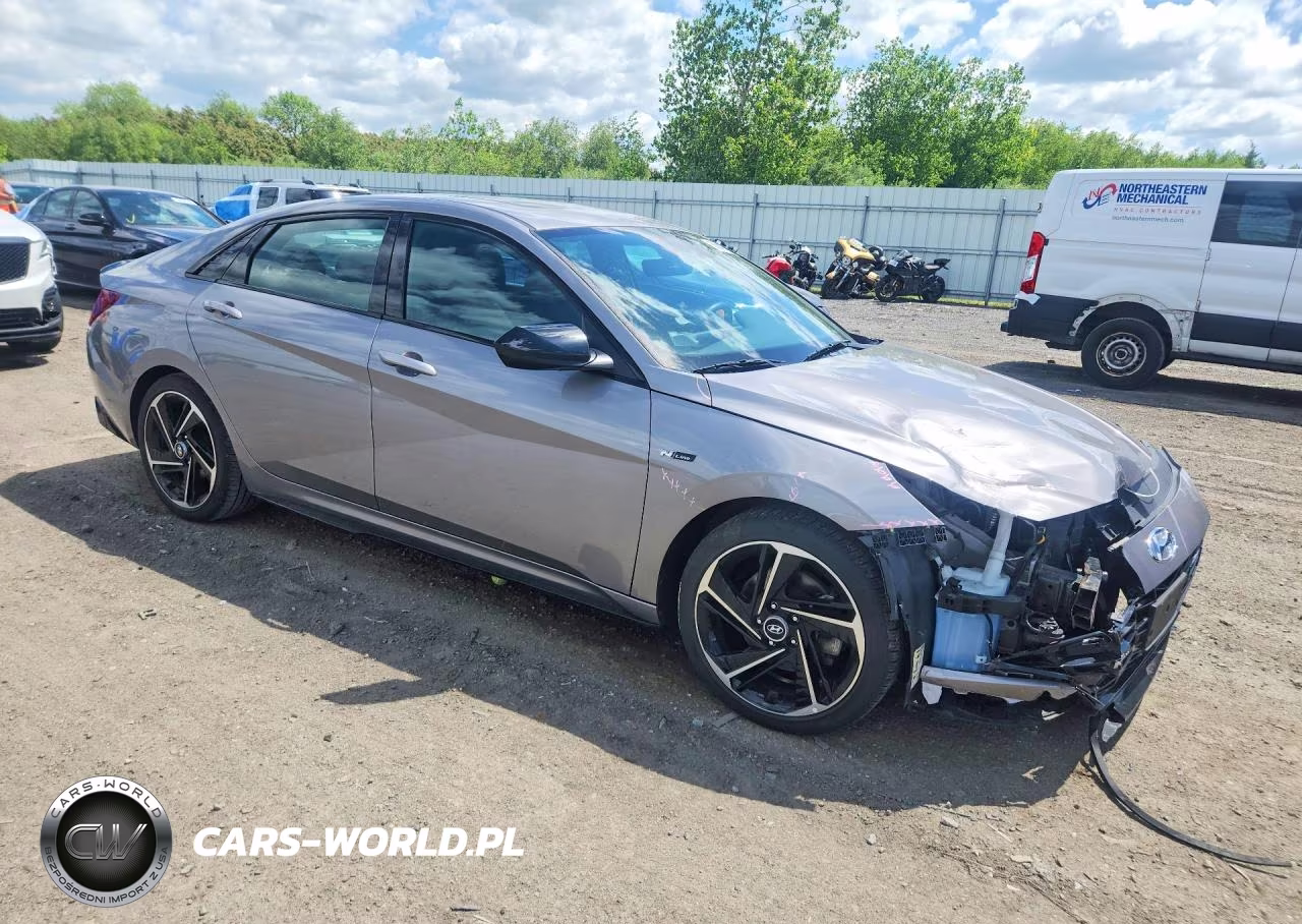 2023 Hyundai Elantra N Line VIN:KMHLR4AF1PU587210 - 4