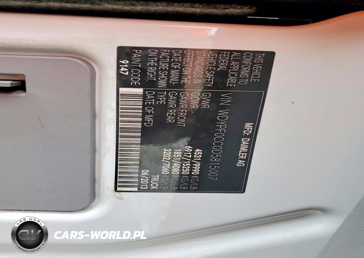 2013 Freightliner Sprinter 3500 VIN:WDYPF0CC0D5815007 - 13