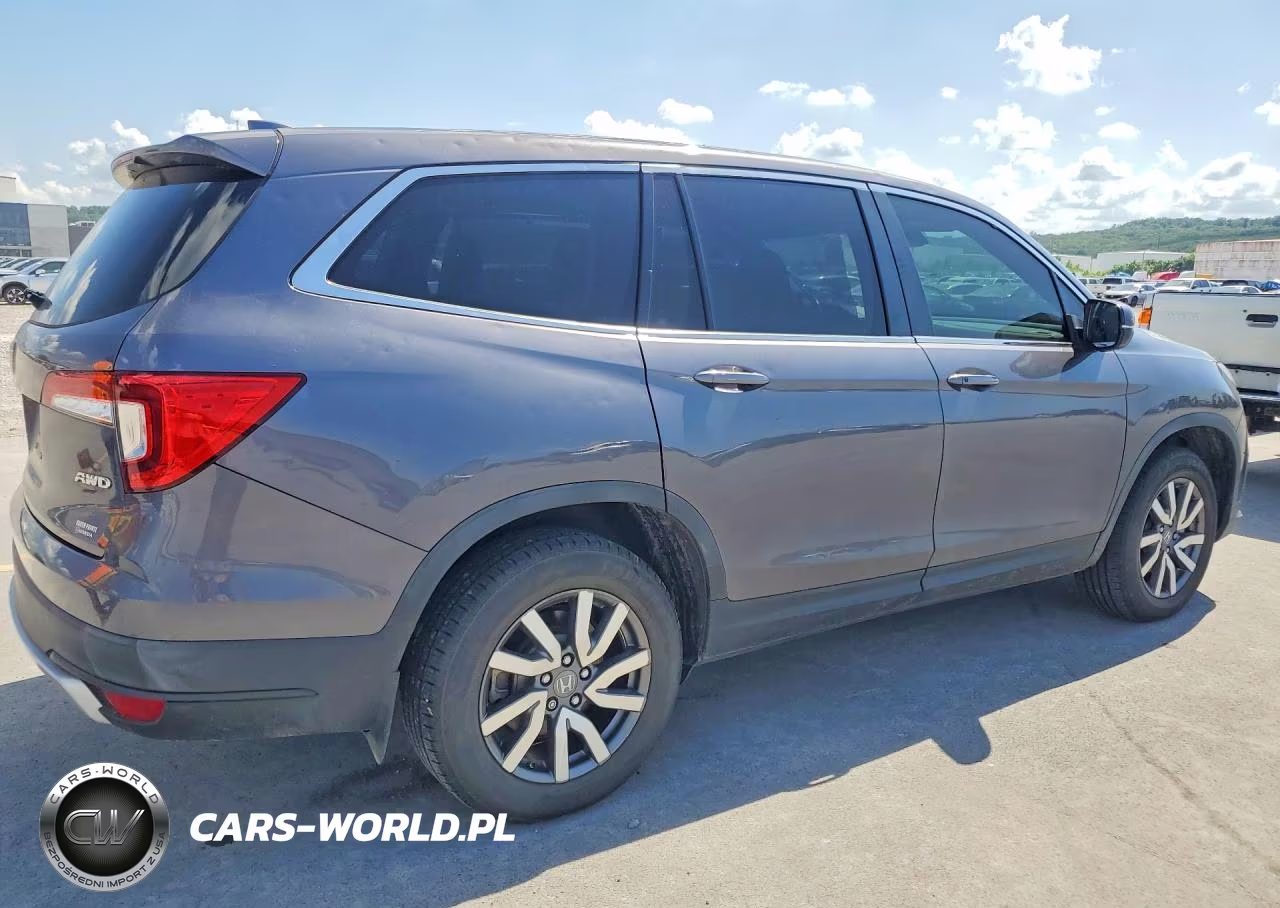 2021 Honda Pilot Exl VIN:5FNYF6H54MB070905 - 3