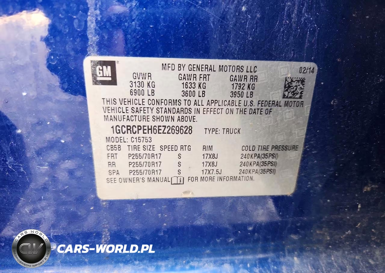 2014 Chevrolet Silverado C1500 VIN:1GCRCPEH6EZ269628 - 13