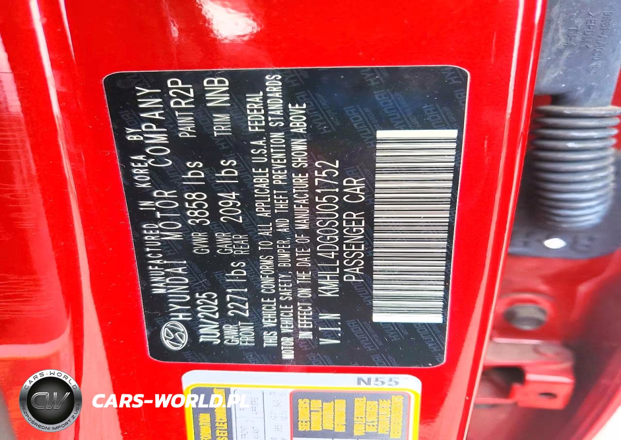 2025 Hyundai Elantra Se VIN:KMHLL4DG0SU051752 - 12