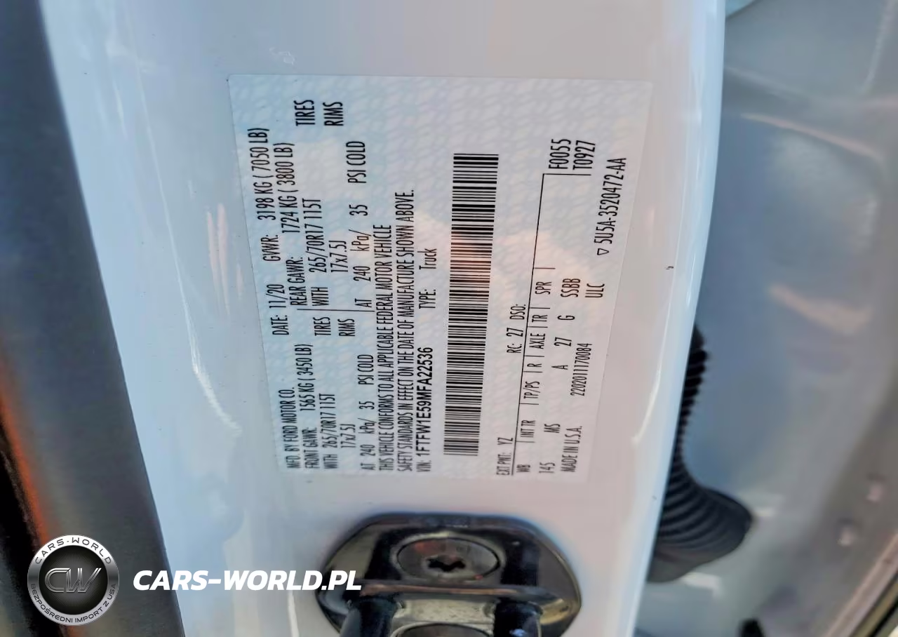 2021 Ford F150 Supercrew VIN:1FTFW1E59MFA22536 - 12