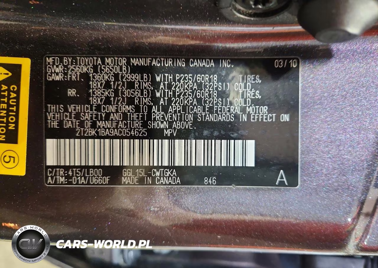 2010 Lexus Rx 350 VIN:2T2BK1BA9AC054625 - 13