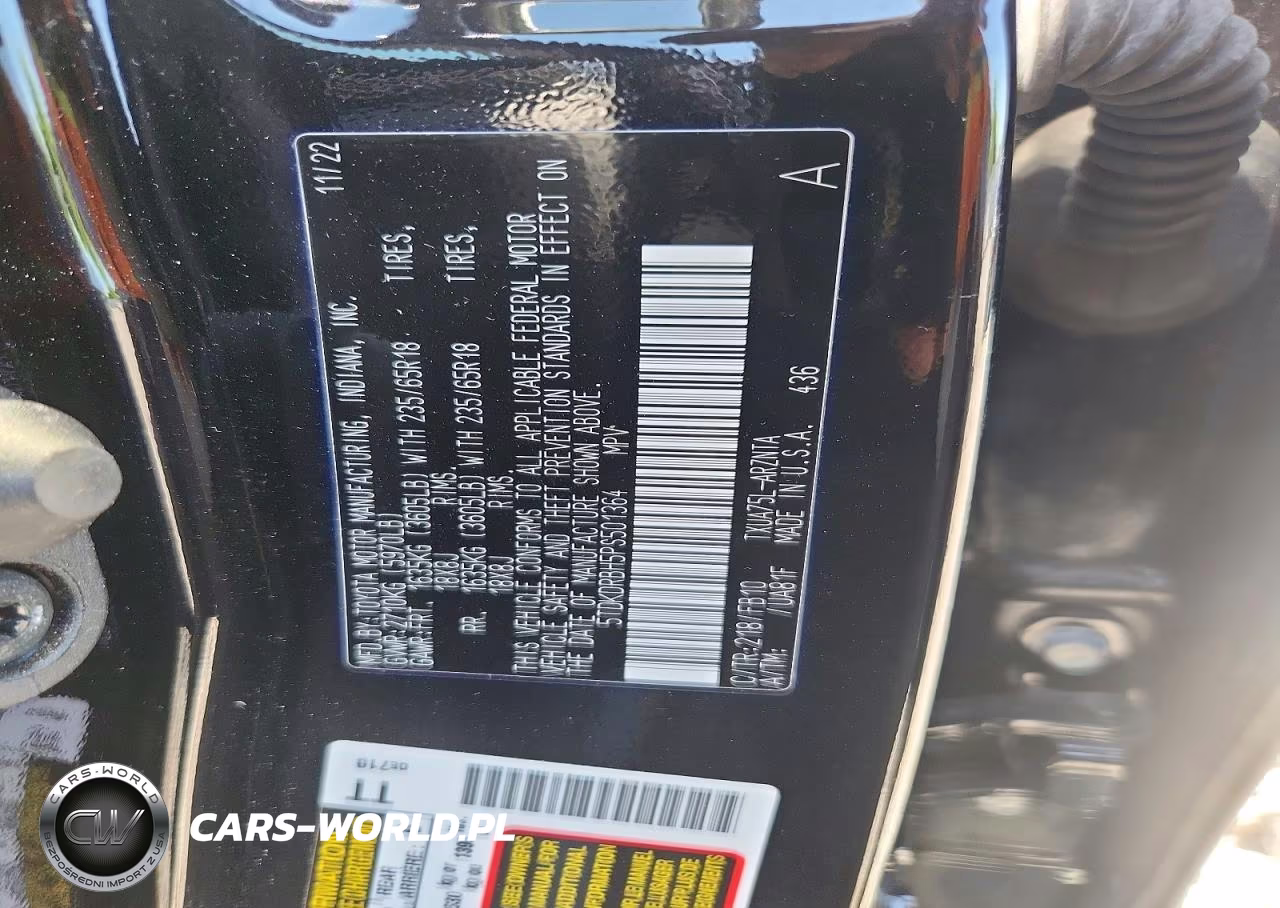 2023 Toyota Highlander Le VIN:5TDKDRBH5PS501364 - 13