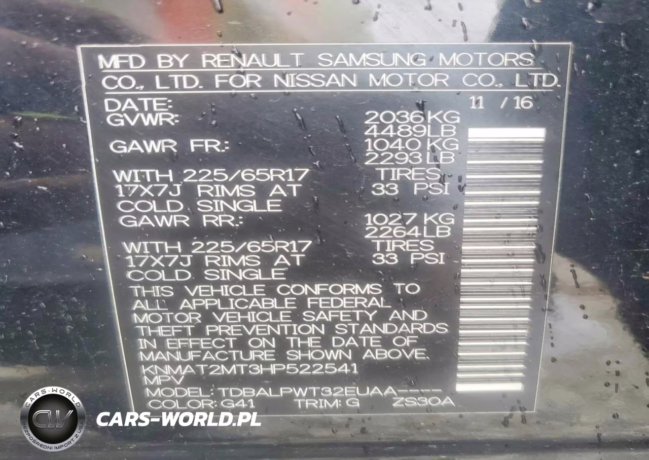 2017 Nissan Rogue S VIN:KNMAT2MT3HP522541 - 14