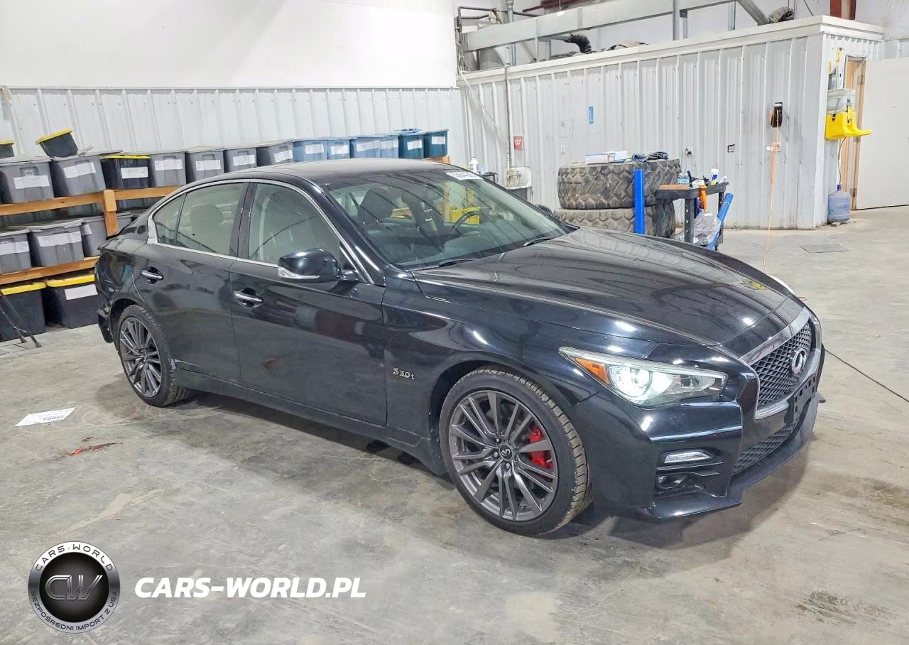 2017 Infiniti Q50 Red Sport 400 VIN:JN1FV7AR6HM871588 - 4