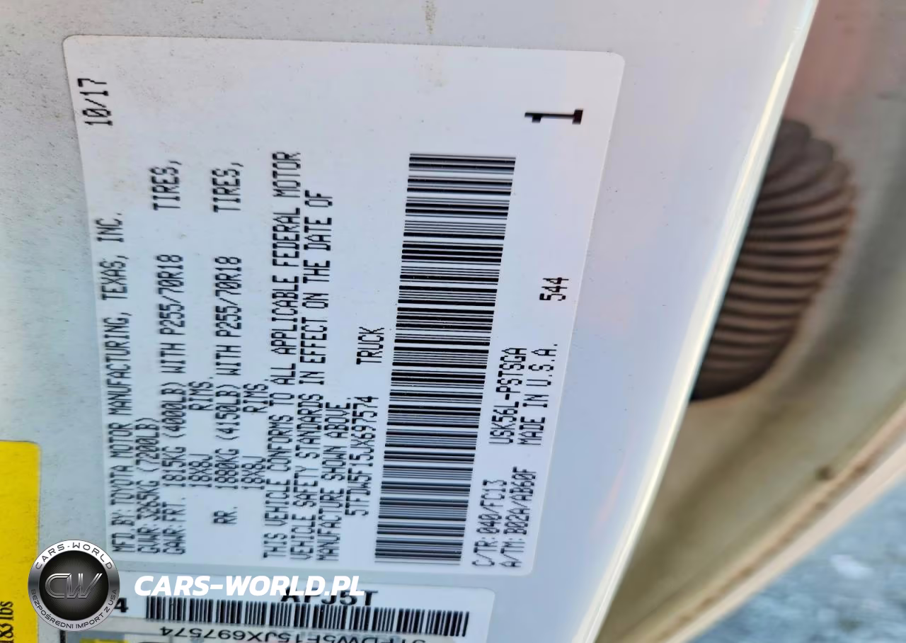 2018 Toyota Tundra Crewmax Sr5 VIN:5TFDW5F15JX697574 - 13