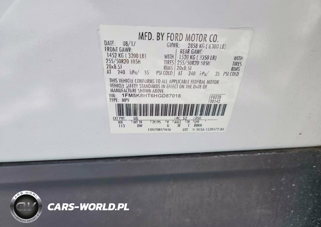 2017 Ford Explorer Platinum VIN:1FM5K8HT6HGD87018 - 14