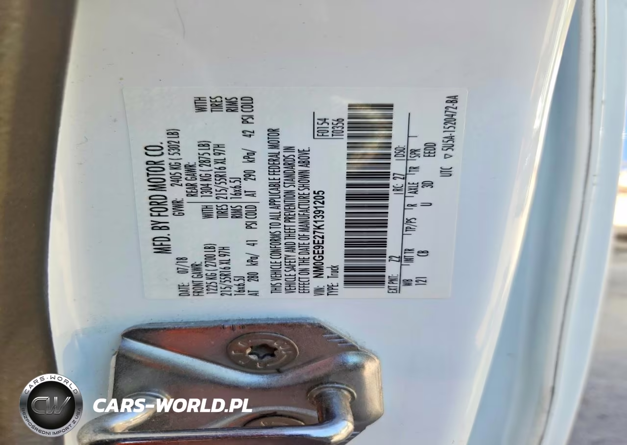2019 Ford Transit Connect Xl VIN:NM0GE9E27K1391205 - 13