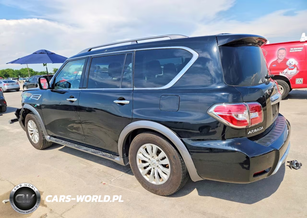 2017 Nissan Armada Sv VIN:JN8AY2ND4H9007906 - 2