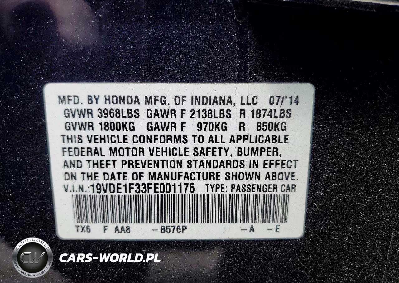 2015 Acura Ilx 20 VIN:19VDE1F33FE001176 - 12