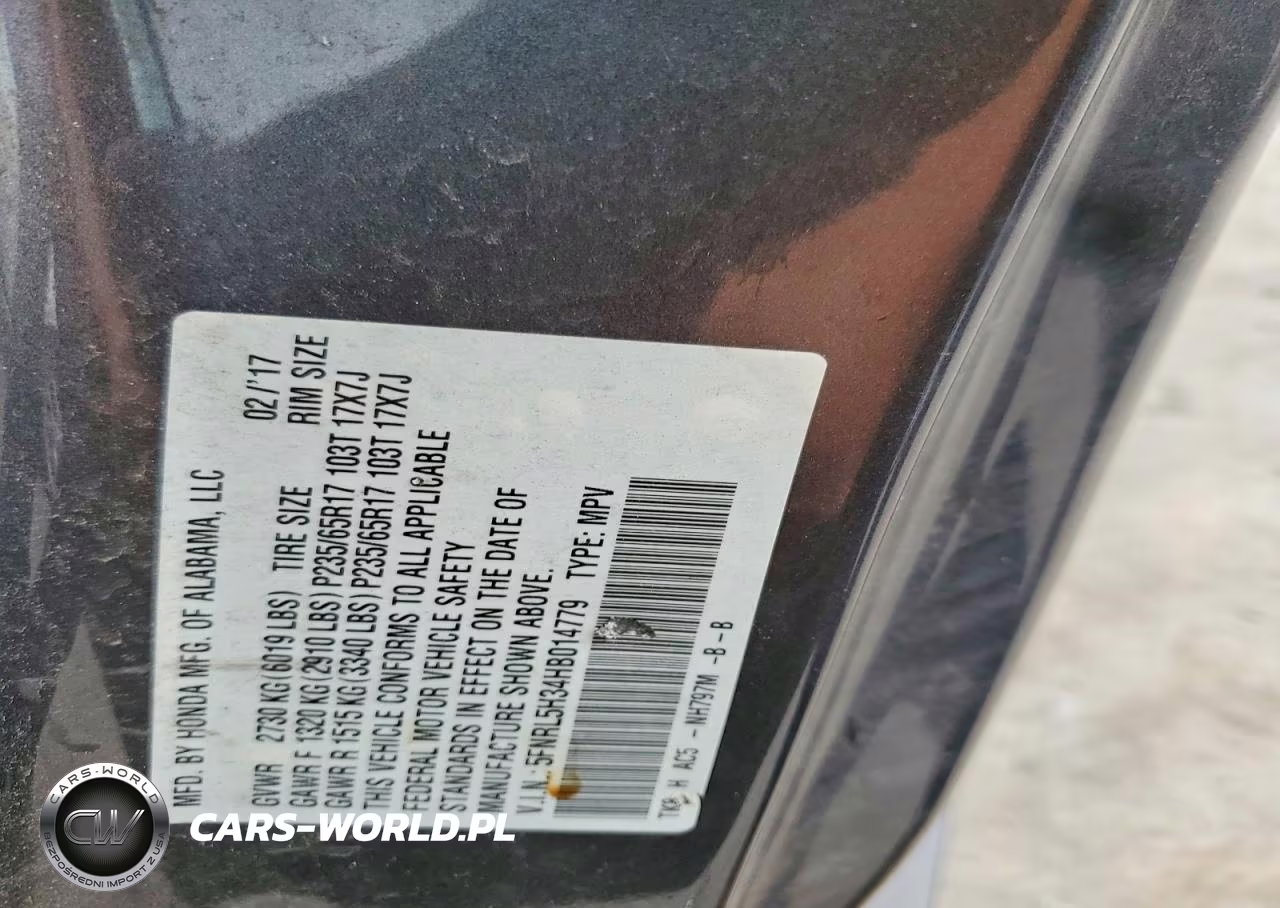 2017 Honda Odyssey Se VIN:5FNRL5H34HB014779 - 13