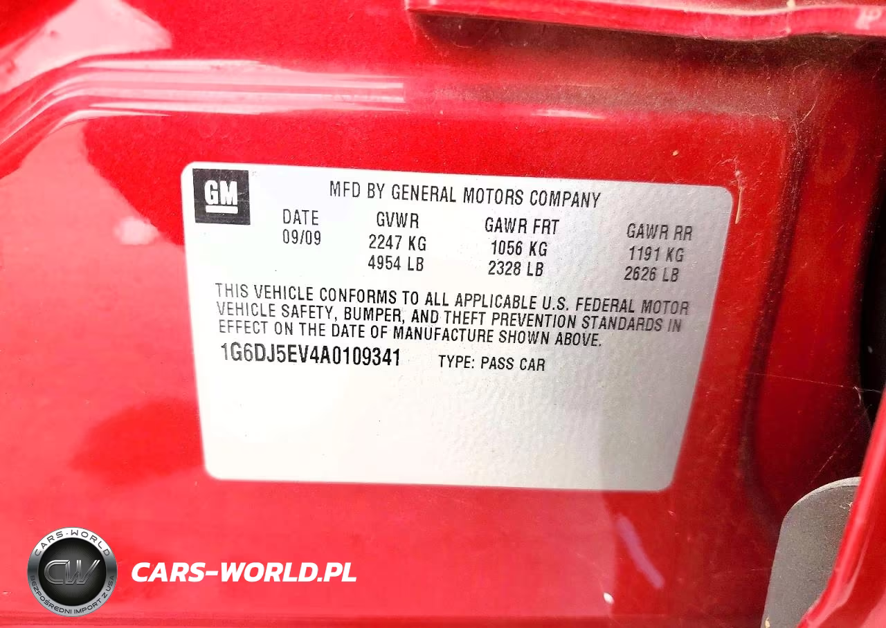 2010 Cadillac Cts Performance Collection VIN:1G6DJ5EV4A0109341 - 12