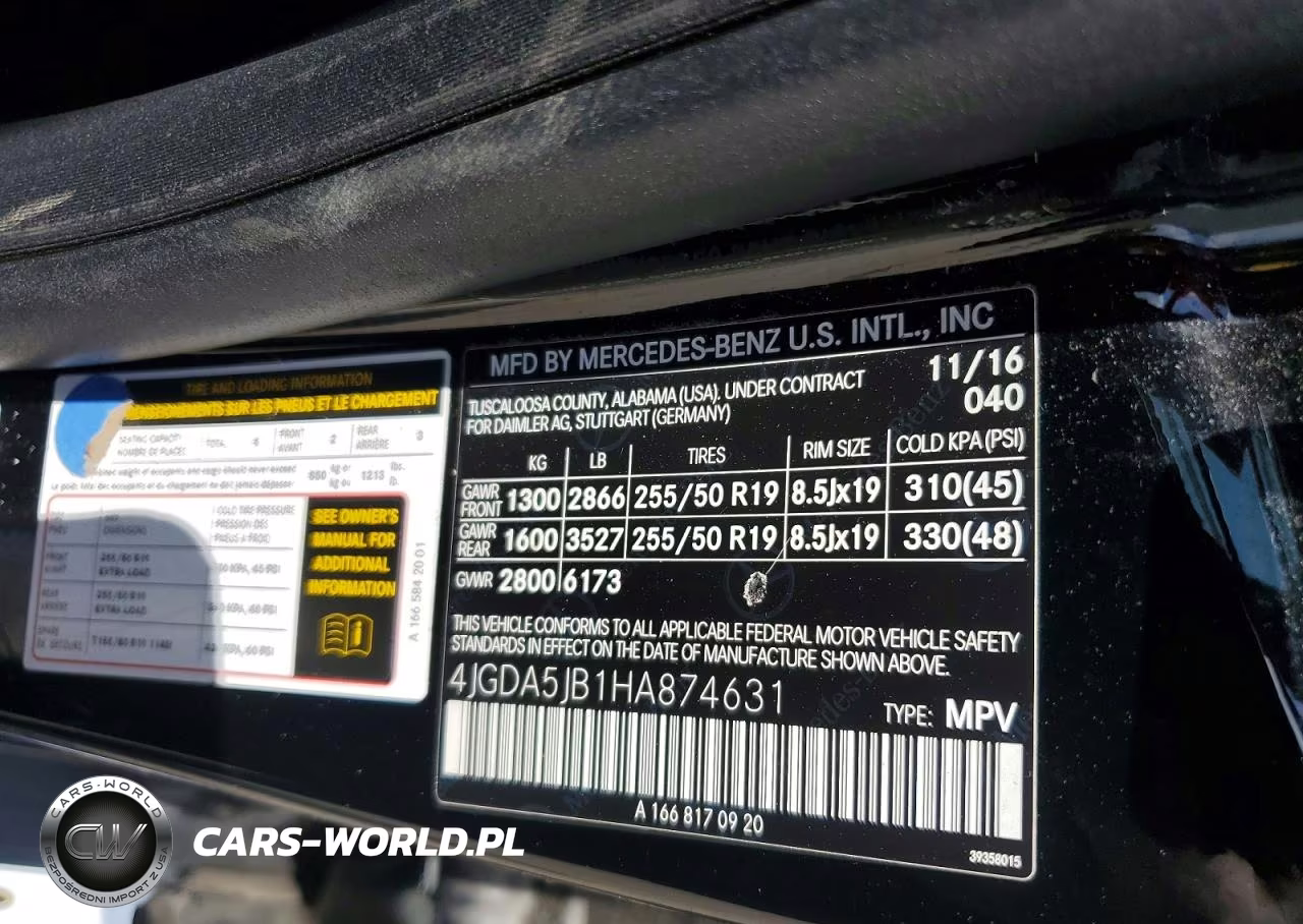 2017 Mercedes-Benz Gle 350 VIN:4JGDA5JB1HA874631 - 14