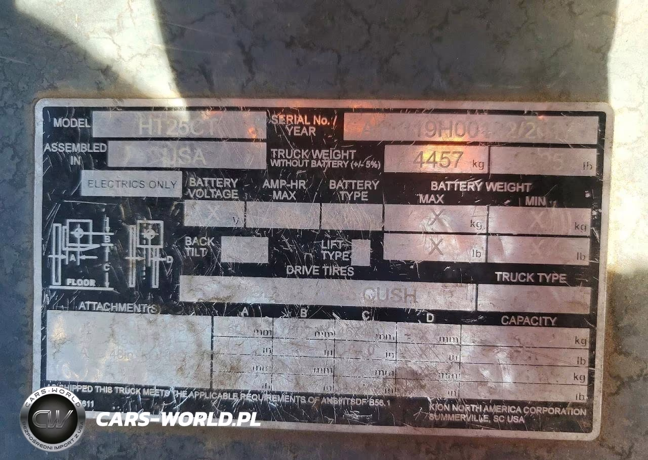 2017 Lind Ht25Ct Forklift VIN:A11319H001822017 - 10