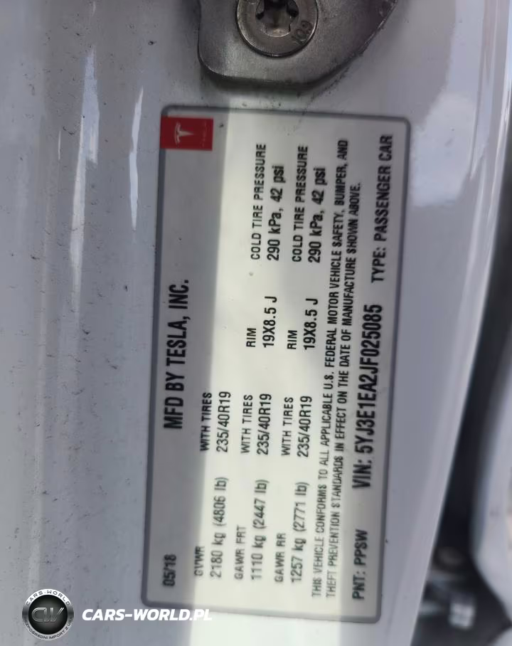 2018 Tesla Model 3 VIN:5YJ3E1EA2JF025085 - 12