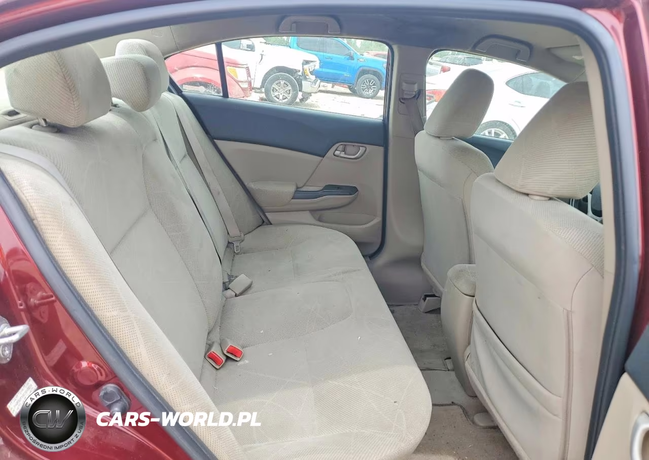 2012 Honda Civic Lx VIN:JHMFB2F5XCS006026 - 10